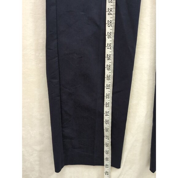 Ann Taylor Pants Womens 10 Blue Straight Leg Career Professional Office - Picture 10 of 10